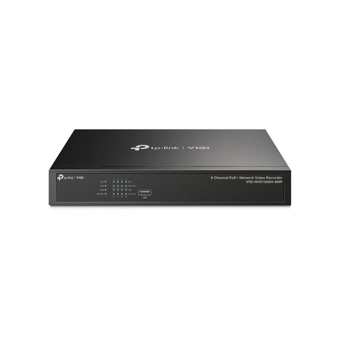 VIGI NVR1008H-8MP PoE NVR 8-kanaals camerabeheer recorder