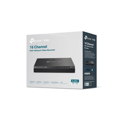 VIGI NVR2016H-16MP PoE+ NVR 16-kanaals recorder 140W power