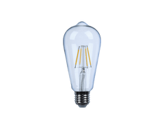 LED-E-ST64-FILA-E27-7W-DIM-2700K-CL