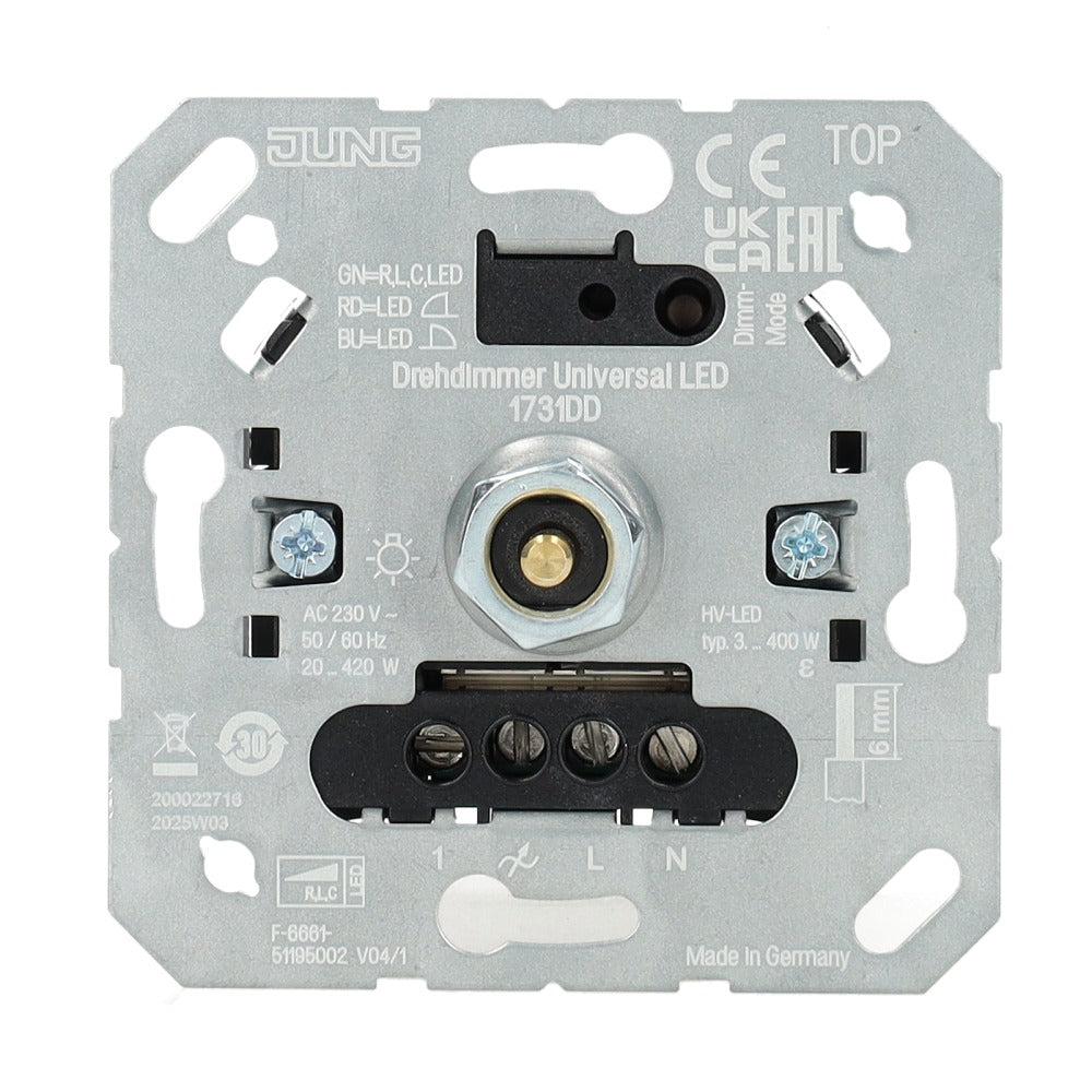Jung 1731 DD Draaidimmer Universeel LED