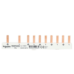 Schneider Electric Resi9 - Kamrail / Aardlekschakelaar + vier groepen - Set van 4 - 1P+N