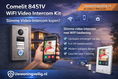 Comelit 8451V Intercom Kit met WiFi – Slimme video-intercom voor thuis