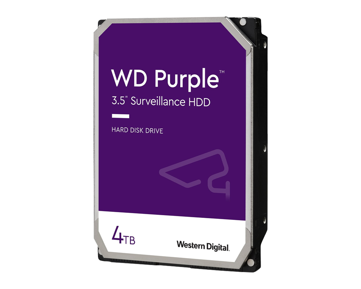 Western Digital WD43PURZ - 4 TB Surveillance Harde Schijf - Voor Videobewaking