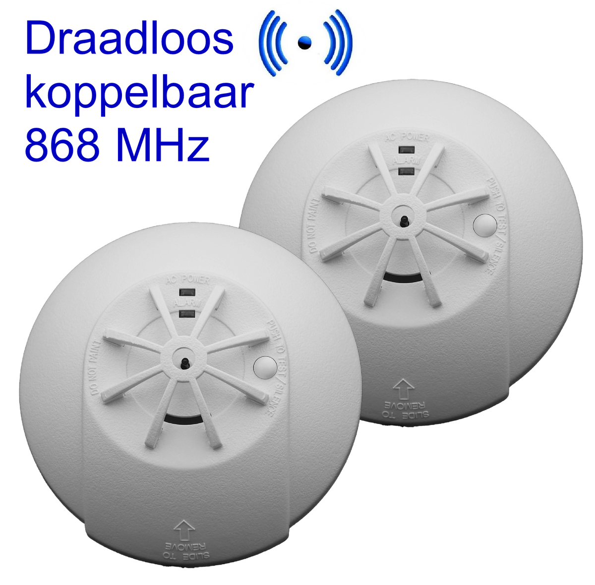 FIT-230RFL – Draadloos koppelbare 230V rookmelder met lithium back-up