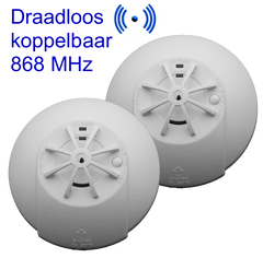 FIT-230RFL – Draadloos koppelbare 230V rookmelder met lithium back-up