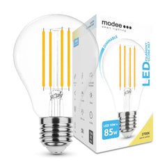 LED Filament lamp dimbaar - E27 A67 10W - 2700K warm wit licht