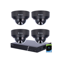 4MP IP Camerasysteem met Microfoon en PoE – Compleet incl. NVR & 2TB