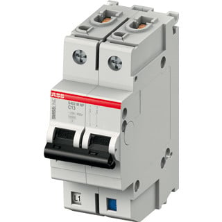 Abb Smissline-S installatieautomaat C kar 32a 2P 1 beveiligd 2,06te  2CCS571103R8324