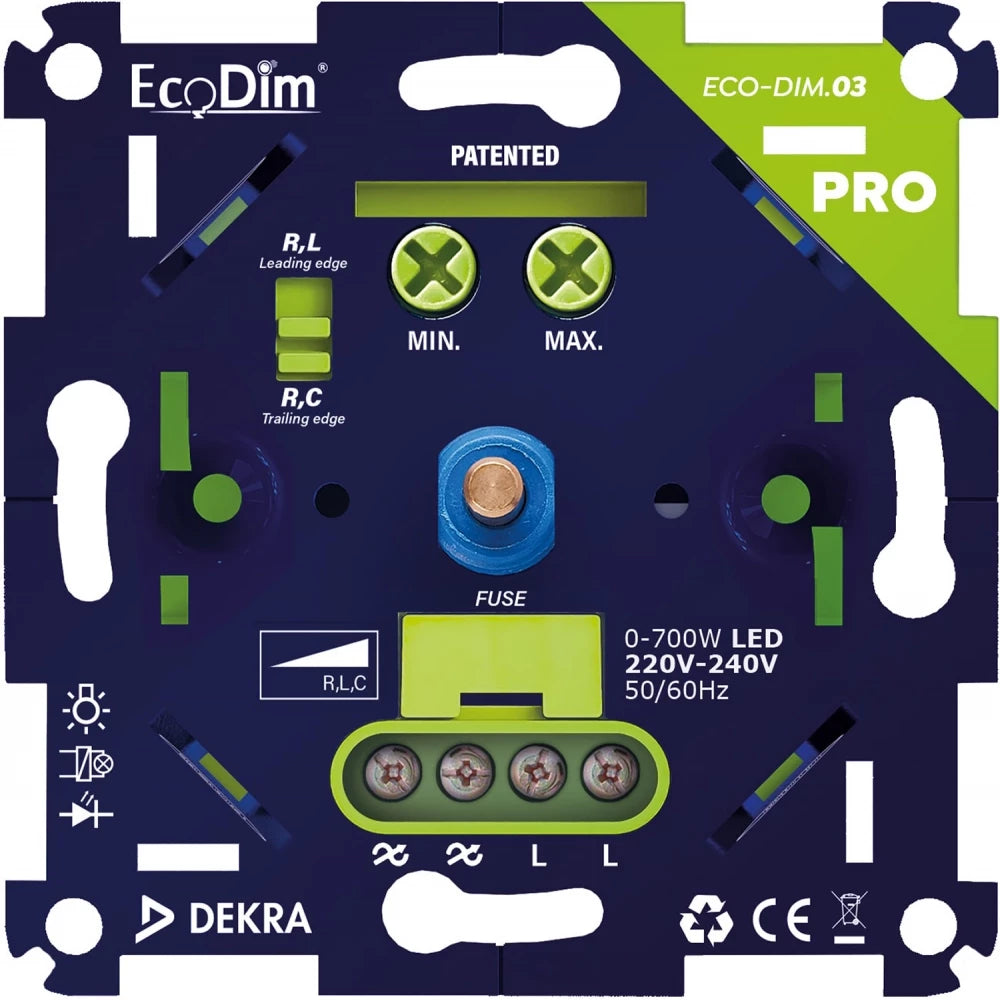 Ecodim led dimmer universeel inbouw 800W 700W 146210 - ECO-DIM.03-PRO