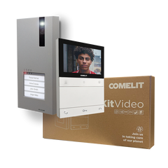 Comelit Enkelvoudige Quadra Kit LS9431V – Video-deurintercom met Simplebus