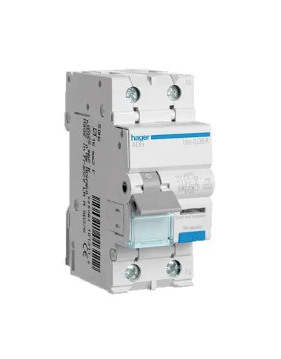Hager ADH916 Aardlekautomaat 16A 1p B-kar