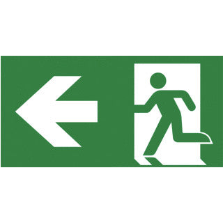 Van Lien evago pictogramplaat noodverlichting inlegvel/-plaat links - 7TCA091350R3949