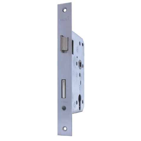 Mauer 3026 Renovation lock PZW 60 mm stainless steel DIN RS front plate 28mm rectangular