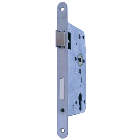 Mauer 8535 Insteek lock D+N 60 mm stainless steel Din LS