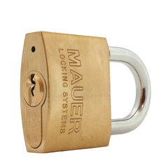 Mauer SS50 padlock 50mm S brass