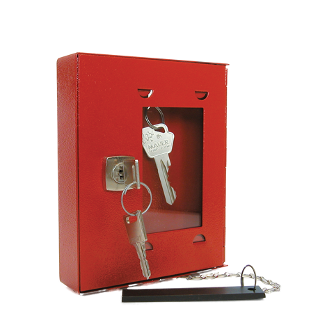 Mauer Emergency key cabinet 1 hook red